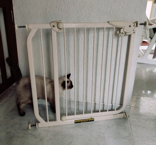 Puerta Reja Barrera De Seguridad Para Niños Y Mascotas