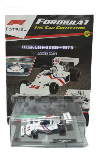 Colección Fórmula 1 Hesketh 308b (1975) James Hunt  N°42