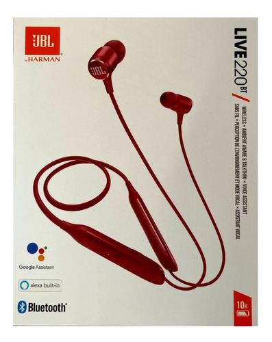 Audifonos Jbl Live 220bt Negro Neckband Inalambricos