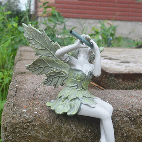 Hada De Las Flores Jardín De Casa Estatua Adornos