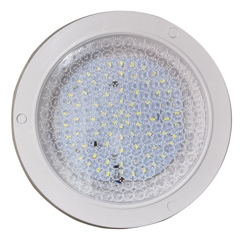 7 Pz Lampara Led 18w Sobreponer Forma Redonda O Cuadrada Cw Color Cuadrada, Mica Opalina, Luz Blanca