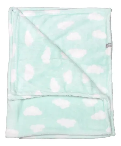 Pack Dos Mantas Fleece Polar Infanti Verde/gris