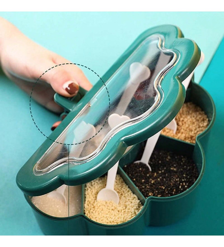 Especieros Modernos Nube 6 Frascos De Cocina Con 6 Cucharas