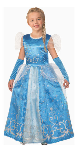 Rubie's Disfraz Infantil De Princesa Celestia Azul, Talla L