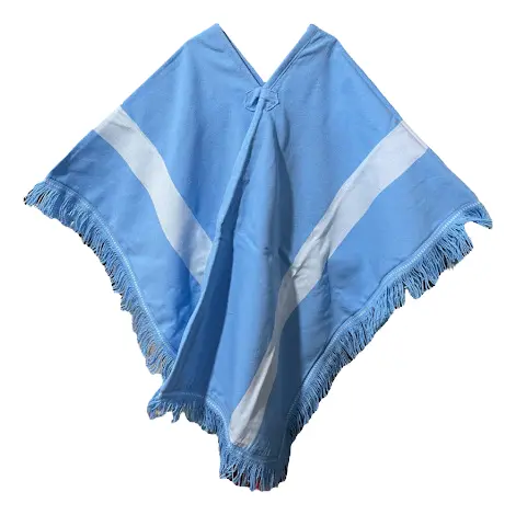 Poncho De Niño De 1.40 Mt Liviano Baile Gaucho Apero Recado - Imagen 4