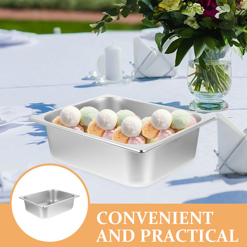 Contenedor De Comida De Gran Capacidad Para Buffet De Acero