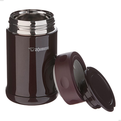 Marmita Termica Pote Bento Aço Zojirushi Eae50 Marrom 500ml