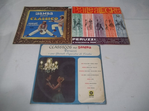 Lp Vinil - Peruzzi E Sua Orquestra - 3 Discos