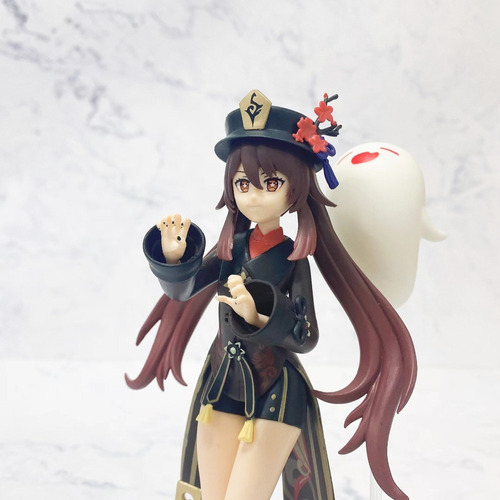Genshin Impact Hu Tao Acción Figura Modelo Juguete 19cm