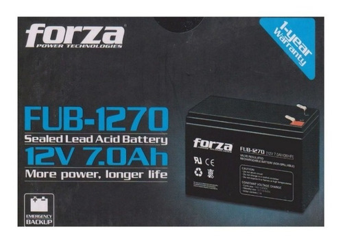 Batería Forza Para Ups 12v 7ah Icb Technologies Alajuela