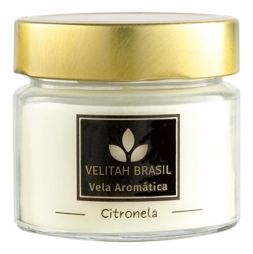 Vela Aromática Premium Citronela 140g 30h Aromatizante