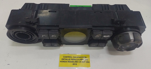 Control Calefacción Detalle Perilla Honda Ridgeline 3.5