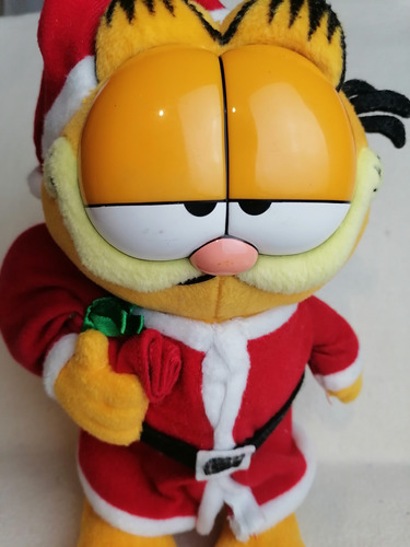 Peluche Original Garfield Santa Navidad Paws 25cm.