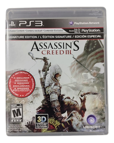 Assassin's Creed 3 Juego Original Ps3 (Reacondicionado)