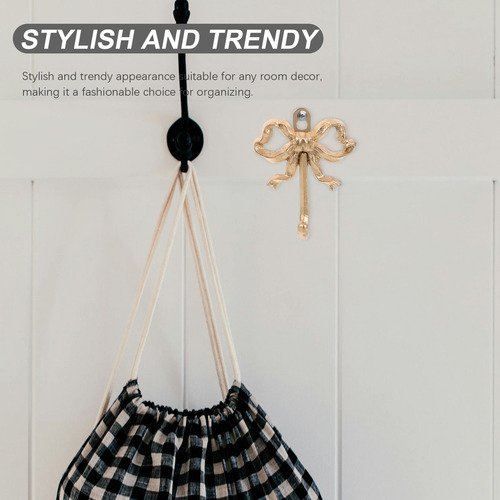 2 Ganchos Para Abrigos Bowknot: Hierro Forjado Para Decoraci