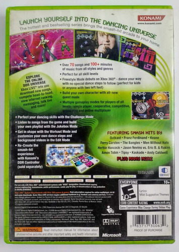 Dance Dance Revolution Universe 2 Konami (2011) Rtrmx Vj (Usado)