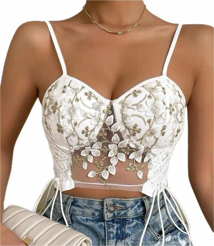 Top Bustier Blanco