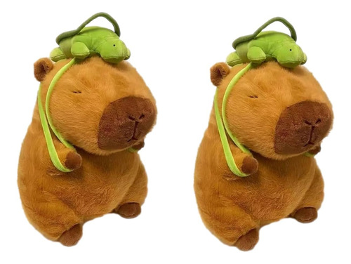 Pack De 2 Juguetes De Peluche Capybara De 9 Pulgadas