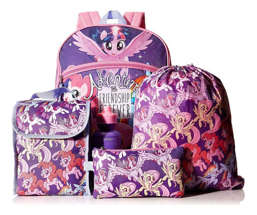 My Little Pony Purple 16 Mochila Back To School Essentials