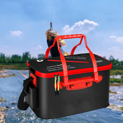 Contenedor De Peces, Cubo Plegable Grueso Para Negro L