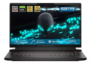 Laptop Alienware M15 R7 Ryzen 7 6800h 16gb 1tb Rtx 3050ti