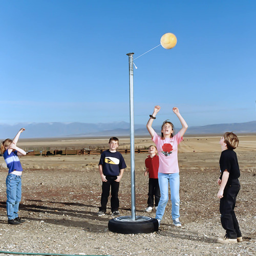 Tetherball Juego De Bolas De Amarre Para Niños Y Adultos Amarillo