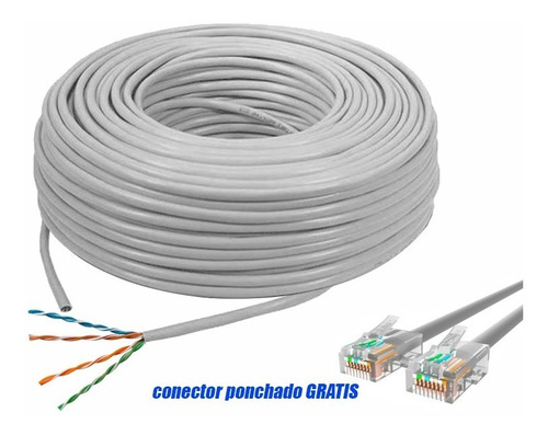 70 Metros Cable Internet Utp , Lan , Red Cat 5e , Ethernet