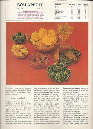 Revista Bom Apetite, Nº 21, Volume 2 (Usado)