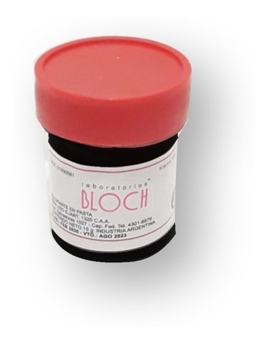 Colorante Negro En Pasta Bloch 15g