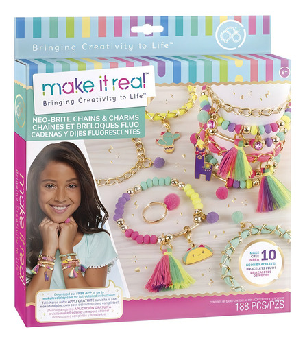 Neo Brite Juego Para Crear Pulseras Make It Real