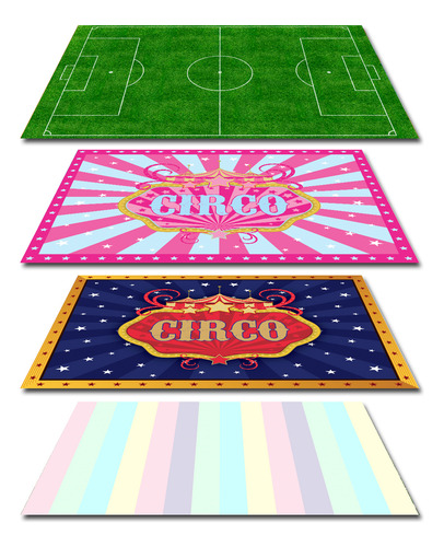 Tapete Em Lona Decorativo Para Temas Festas - 2,50m X 1,35m
