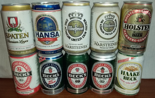 Imagen 2 de 10 de Latas De Coleccion Europeas