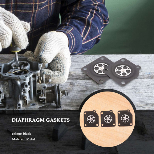 50 Piezas De Diafragma De Carburador A015006 Para Zama C1-m2