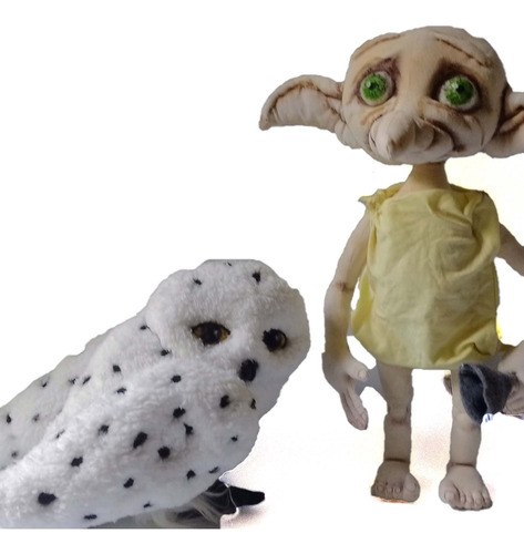 Dobby+ Hedwig Lechuza Peluches Artesanales 