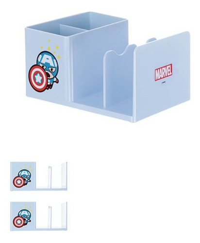 Imagem 2 de 3 de Porta-caneta Organizador De Escritório - Capitão América