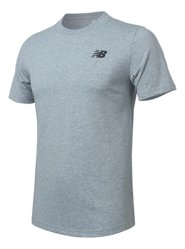 Camiseta New Balance Deportiva Para Hombre-gris