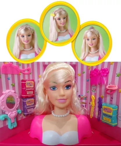 Barbie Penteados Styling Head Hair Boneca C/ Acessórios