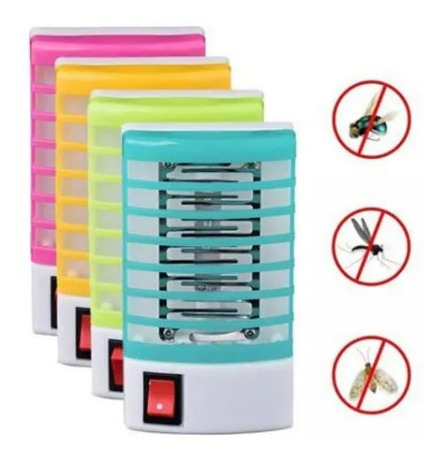 Imagen 5 de 5 de Lámpara Eléctrico Mata Mosquitos Anti Zancudos Repelente