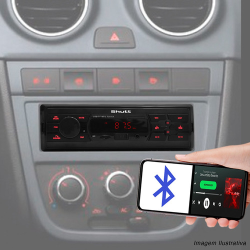 Imagem 5 de 5 de Aparelho De Som Automotivo Palio Bt Sd Shutt Montana