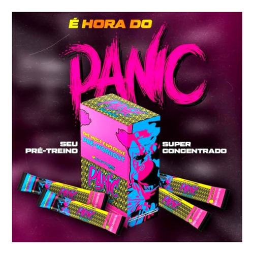 Pré Treino Panic Pack 20 Dose Formula Com Creatina Adaptogen