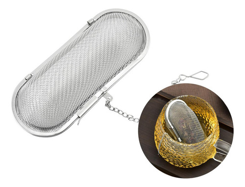 Filtro De Té De Acero Inoxidable, Práctico Colador De