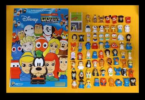 Gogos Disney Serie 2 Coleccion Completa 68 Figuras Y Album 