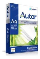 Comprar Resma Autor A4 Papel 80 Grs 500 Hojas Para Inkjet Y Laser