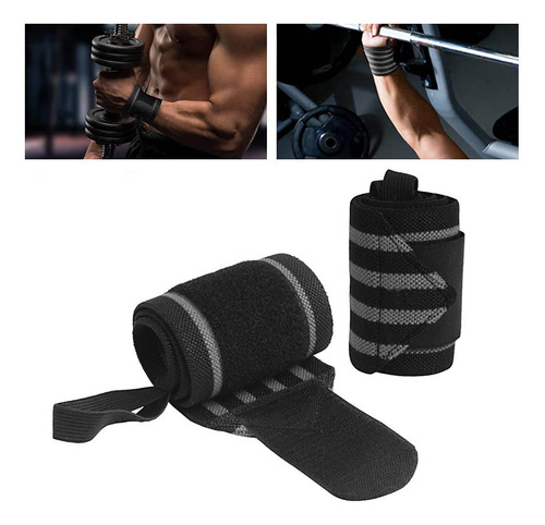 Par Muñequera Fitness Con Levantamiento De Elasticada