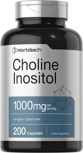 Colina Inositol 1000mg  200 Capsulas