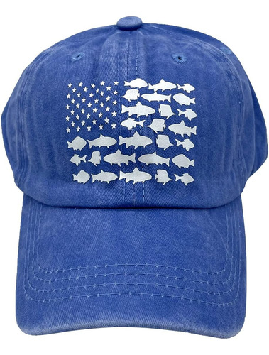 Sombrero Waldeal Fish Usa Con Estampado De Bandera Para Niño