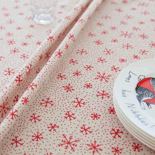 4 Copos De Nieve Navideños De Algodón, Winter Delight, 4 Pie