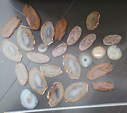 Rodaja Geoda Agata. Piedras Minerales