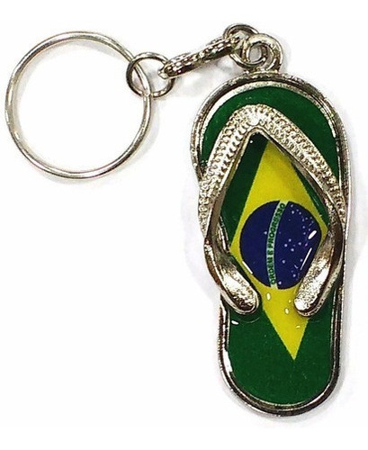 Kit 20 Chaveiros Chinelo Brasileiro Metal Souvenir Qualidade