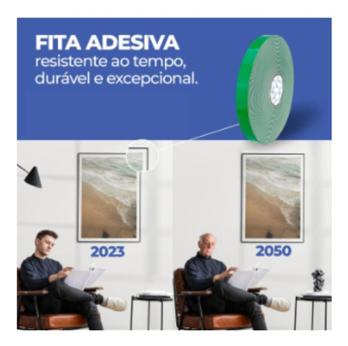 30 Fita Dupla Face Para Fachada Acm 19mm X 20m Alta Fixação